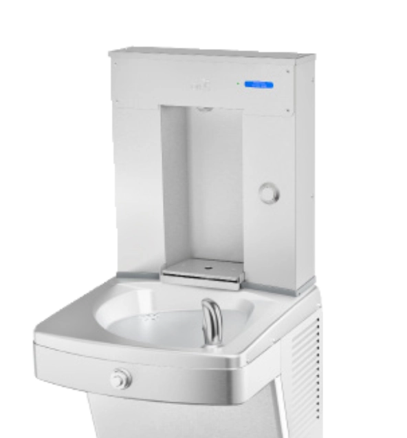 anti vandal wall mounted outdoor chilled bottle refill station and fountain PGVD8SVDBF