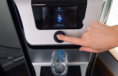 Wasserspender C7 Firewall bei Benutzung