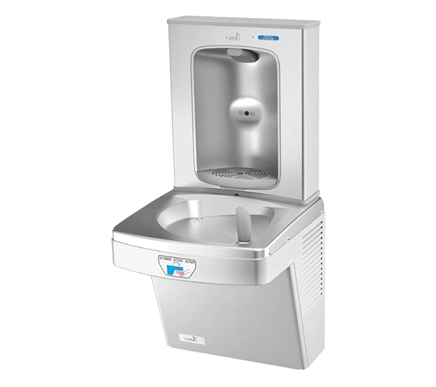 oasis contactless bottle filler and contactless fountain