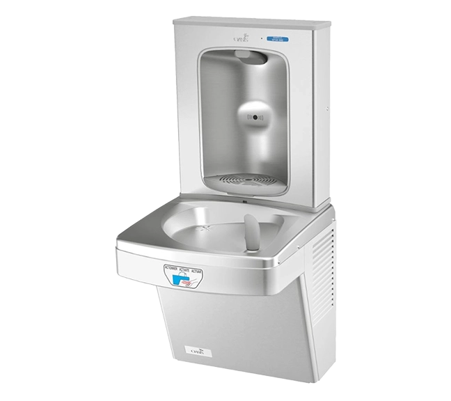 oasis contactless bottle filler and contactless fountain